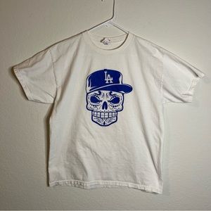 LA Dodgers ALSTYLE Dia De Los Muertos tshirt. LARGE.